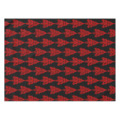 Scandinavische kerstboomversieringen tafelkleed (Voorkant (Horizontaal))