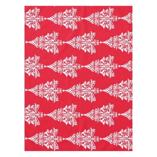 Scandinavische kerstboomversieringen tafelkleed (Voorkant)