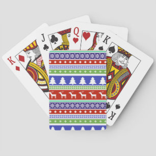 scandinavische kerstkaarten pokerkaarten