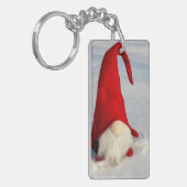 Scandinavische kerstkoepel sleutelhanger (Voorkant Links)