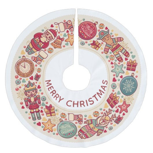 Scandinavische kerstsierbomen kerstboom rok (Voorkant)