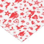 Scandinavische kerststijl met kerstrendierstijl tafelkleed (Gekanteld)