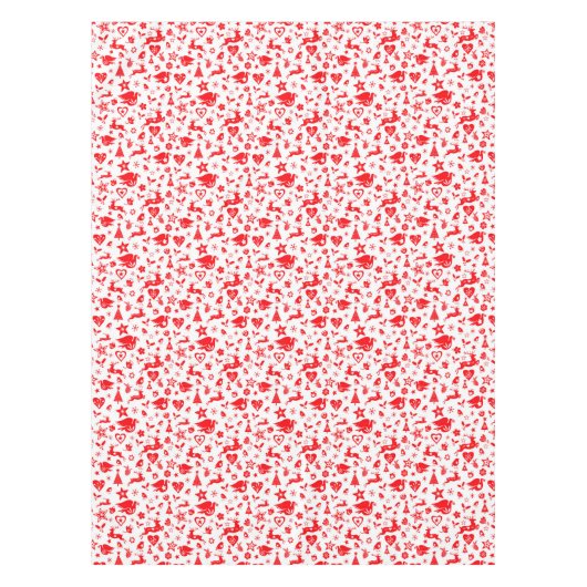 Scandinavische kerststijl met kerstrendierstijl tafelkleed (Voorkant)