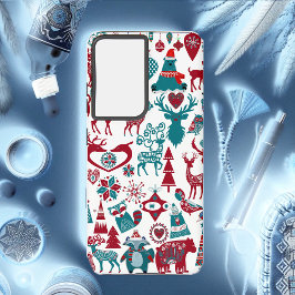 Scandinavische kerstversieringen samsung galaxy hoesje