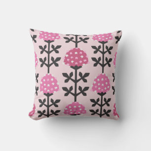 Scandinavische klaver florale vintage naadloos kussen