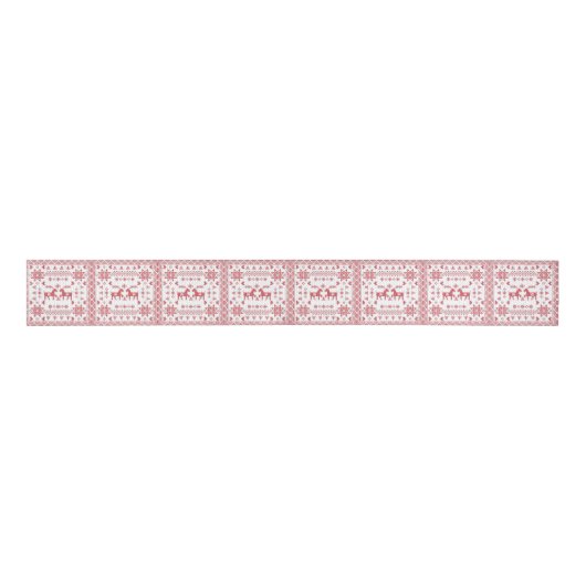 Scandinavische kruisstaartwetel - grosgrain lint (Voorkant)