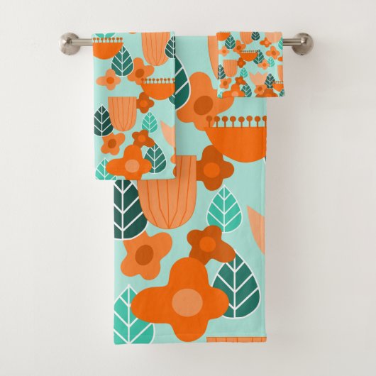 Scandinavische lente bad handdoek (Insitu)