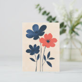 Scandinavische minimalist #161 briefkaart (Staand voorkant)