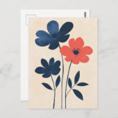 Scandinavische minimalist #161 briefkaart (Voorkant / Achterkant)