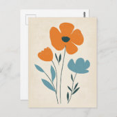 Scandinavische minimalist #162 briefkaart (Voorkant / Achterkant)