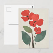 Scandinavische minimalistische #180 briefkaart (Voorkant / Achterkant)