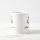 Scandinavische Minimalistische Kerstmok met Eigen Koffiemok (Center)