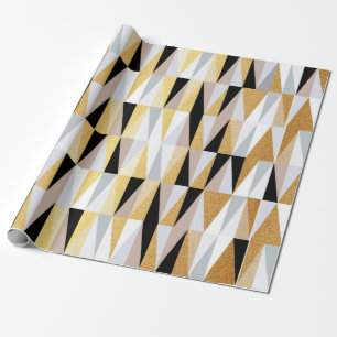 scandinavische ontwerpdriehoeken naadloos patroon cadeaupapier