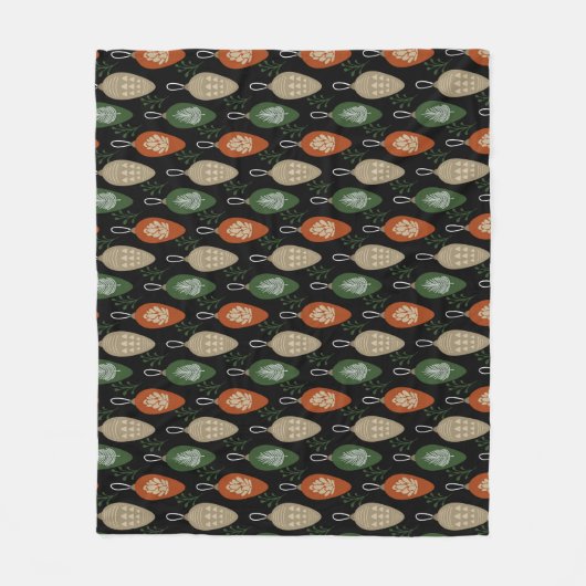 Scandinavische Ornamenten uit de middeleeuwen Fleece Deken (Voorkant)