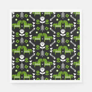 Scandinavische Paardenvolkskunst Servet