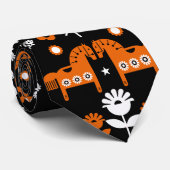 Scandinavische Paardenvolkskunst Stropdas (Opgerold)