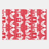 Scandinavische papieren papierbladen voor het afdr inpakpapier vel (Voorkant 2)