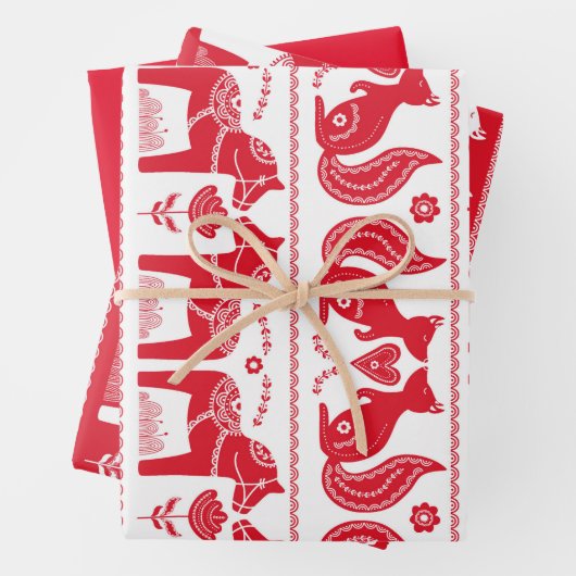 Scandinavische papieren papierbladen voor het afdr inpakpapier vel (In situ)