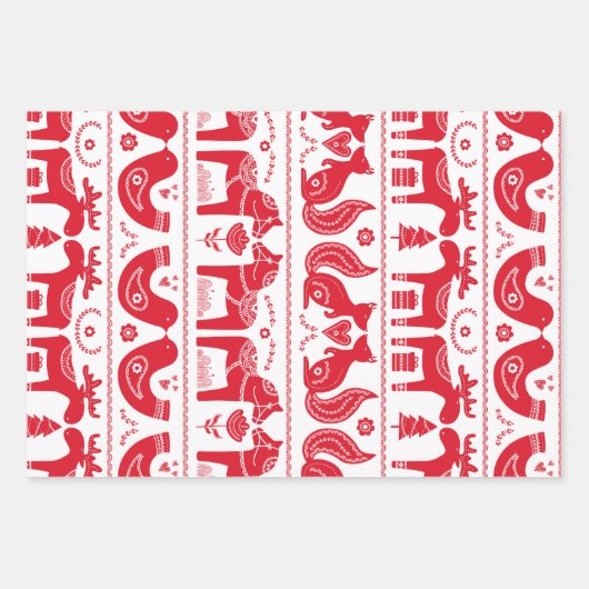 Scandinavische papieren papierbladen voor het afdr inpakpapier vel (Voorkant)