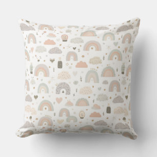 Scandinavische pastel baby throwkussen kussen