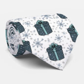 Scandinavische patroon stropdas (Opgerold)