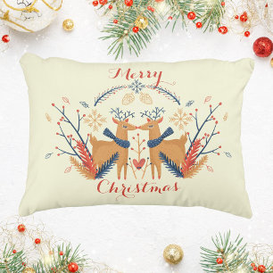 Scandinavische rendieren Nordic Merry Christmas Ar Accent Kussen