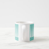 Scandinavische Retro Espresso Cup Espresso Kop (Achterkant)