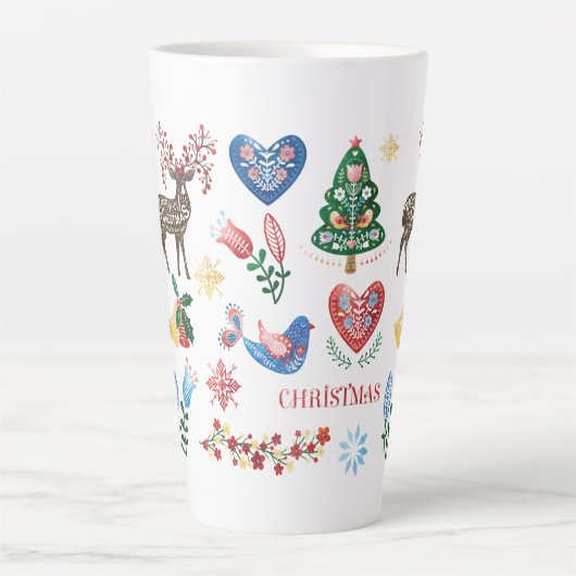 Scandinavische Scandinavische Mok kerstpatronen (Voorkant)