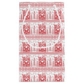 Scandinavische Scandinavische Noordse Kerstmis Klein Cadeauzakje (Achterkant)