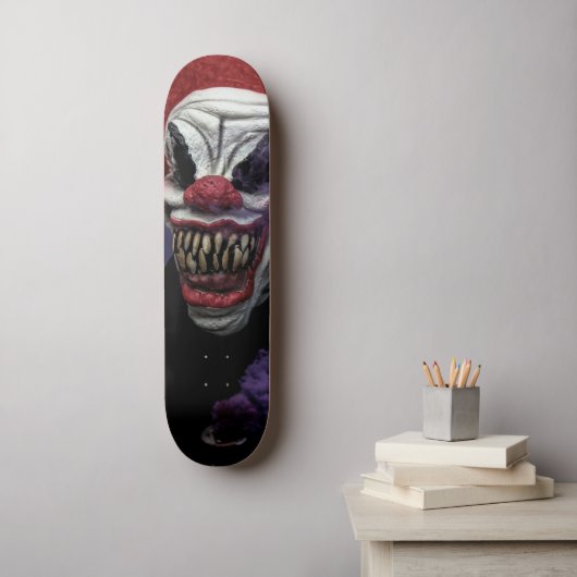 Scandinavische schelpdieren skateboard (Muurkunst)