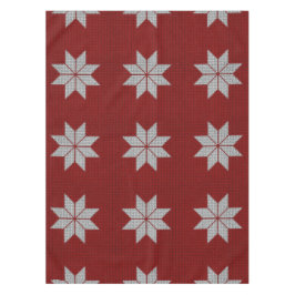 Scandinavische Snowflake Cross Stitch Table Cloth Tafelkleed