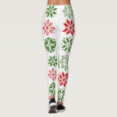 Scandinavische Snowflakes Leggings (Achterkant)
