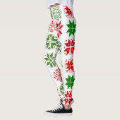 Scandinavische Snowflakes Leggings (Links)