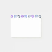 Scandinavische Snowflakes Post-it® Notes (Voorkant)