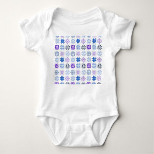 Scandinavische Snowflakes Romper