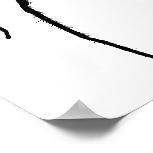 Scandinavische spin poster (Hoek)