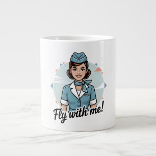 Scandinavische stewardess Speciale Mok