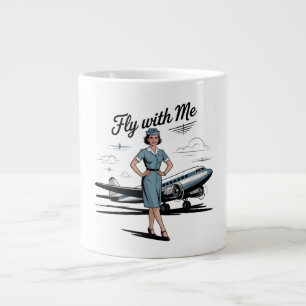 Scandinavische stewardess Speciale Mok