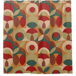 Scandinavische stijl geometrie minimale kunstwerk douchegordijn