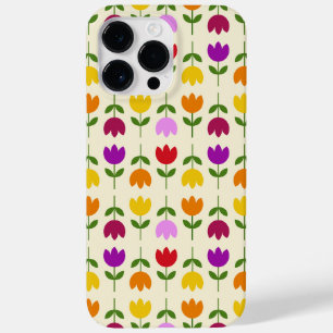 Scandinavische stijl Kleurrijk op CRM Bloempatroon Case-Mate iPhone 14 Pro Max Hoesje