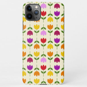 Scandinavische stijl Kleurrijk op CRM Bloempatroon iPhone 11Pro Max Hoesje