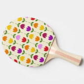 Scandinavische stijl Kleurrijk op CRM Bloempatroon Tafeltennisbatje (Zijkant)