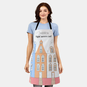 Scandinavische stijl Minimalisme Pastelkleuren Schort