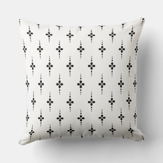 Scandinavische Stijl Patroon Zwart en Wit Kussen