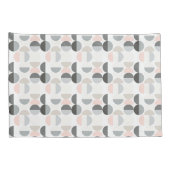 Scandinavische stijl Semi-Circle Pattern Kussensloop (Achterkant-Rechts)