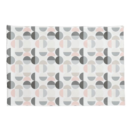 Scandinavische stijl Semi-Circle Pattern Kussensloop (Achterkant-Rechts)