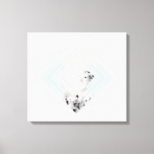 Scandinavische stijlbeschrijving canvas afdruk (Voorkant)