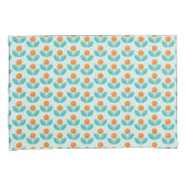 Scandinavische stijlgeometrisch Oranje patroon Kussensloop (Voorkant-Rechts)