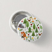 Scandinavische stijlillustraties Circle Ronde Button 3,2 Cm (Voorkant /achterkant)