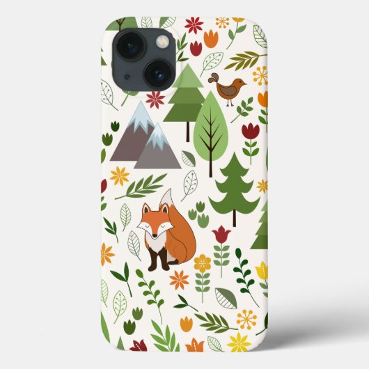 Scandinavische stijlillustraties op Crm Lg Pattern Case-Mate iPhone Case (Achterkant)